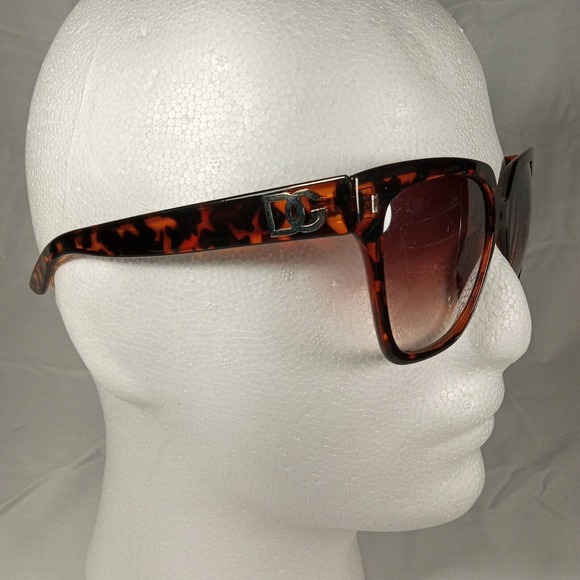 DOLCE & GABBANA Sunglasses DG424 Brown Orange Tortoise Oval Full Rim Eyewear main image 8